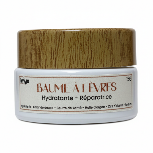 بلسم الشفاه بزيت الأركان وزبدة الشيا – Baume à Lèvres Hydratante & Réparatrice