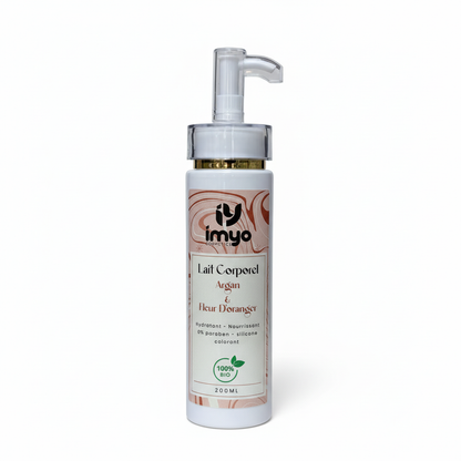 حليب الجسم بزيت الأركان وزهرة البرتقال / Lait Corporel Argan & Fleur d’Oranger
