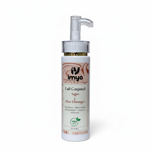 حليب الجسم بزيت الأركان وزهرة البرتقال / Lait Corporel Argan & Fleur d’Oranger