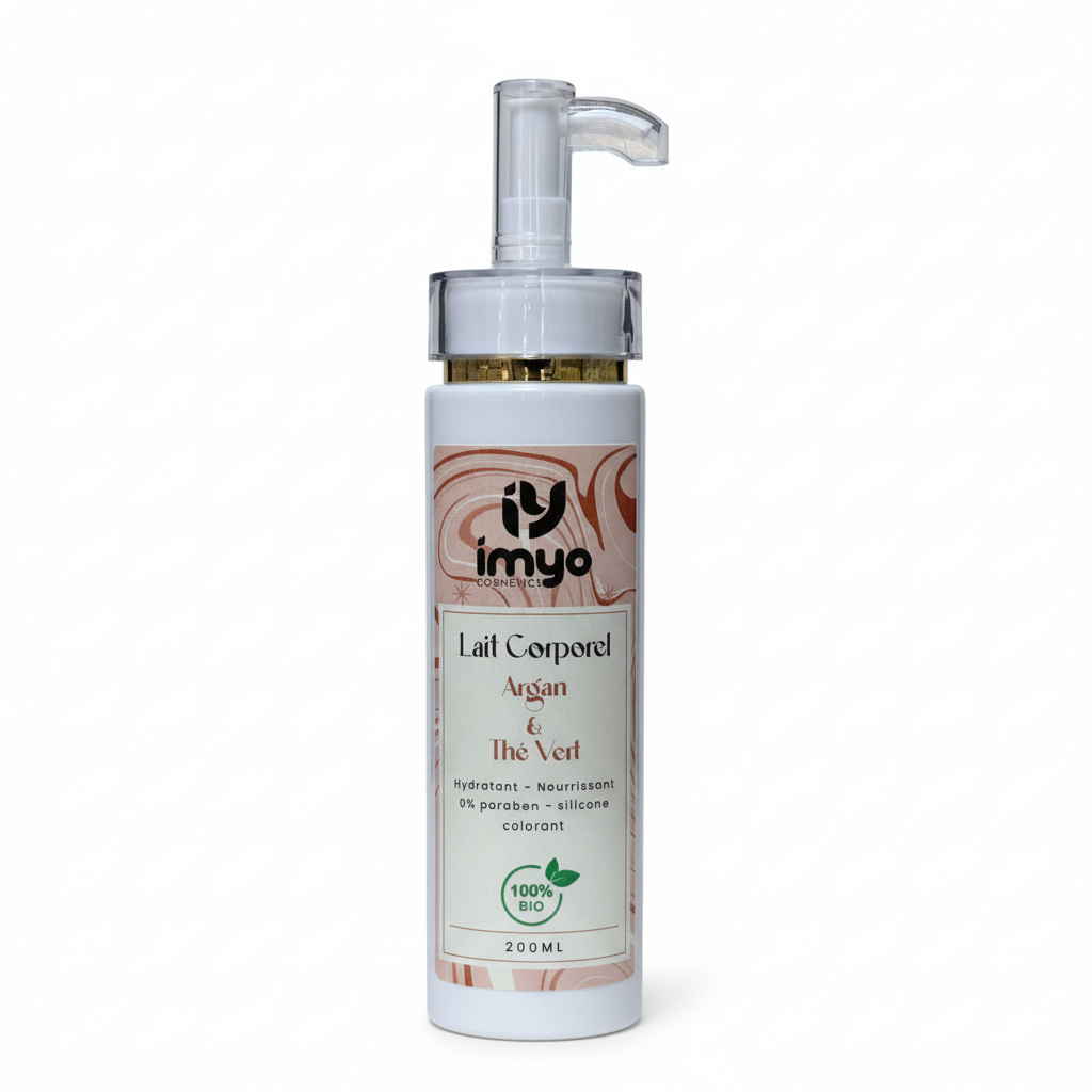 حليب الجسم بزيت الأركان والشاي الأخضر / Lait Corporel Argan & Thé Vert