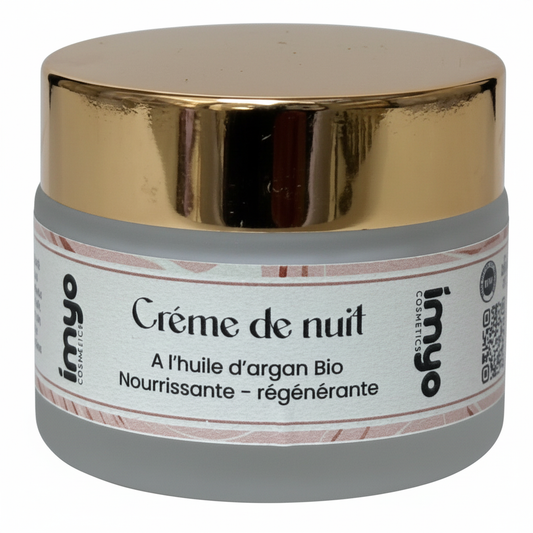 كريم الليل بزيت الأركان العضوي / Crème de Nuit à l’Huile d’Argan Bio