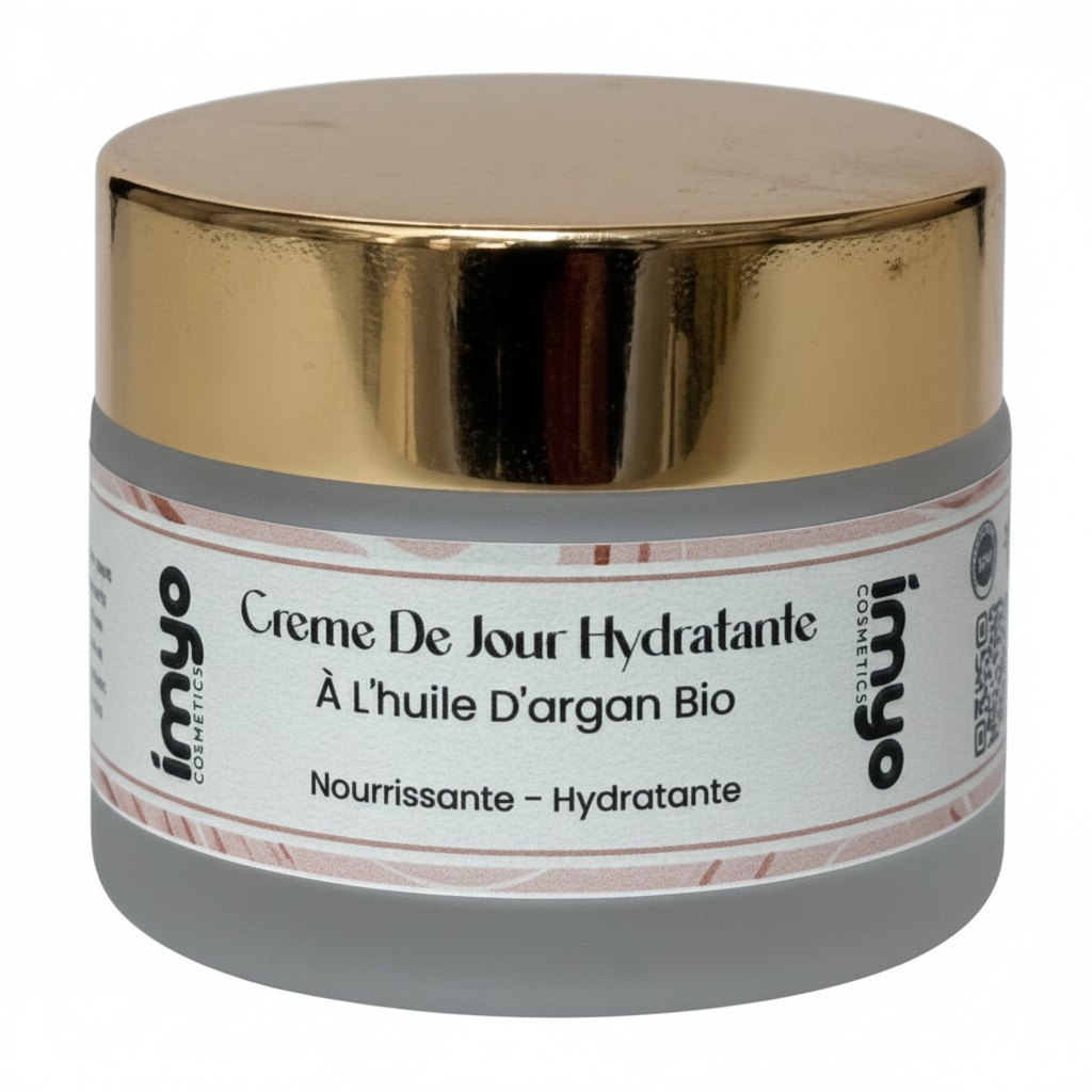 كريم النهار المرطب بزيت الأركان العضوي / Crème de Jour Hydratante à l’Huile d’Argan Bio