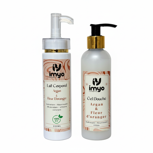 ثنائي العناية بزيت الأركان وزهرة البرتقال | Duo Argan & Fleur d’Oranger