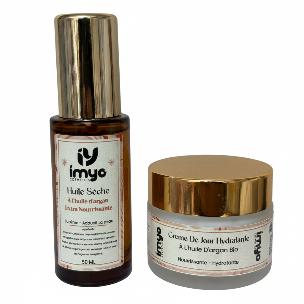 ثنائي الترطيب بزيت الأركان العضوي | Duo Hydratation à l’Huile d’Argan Bio