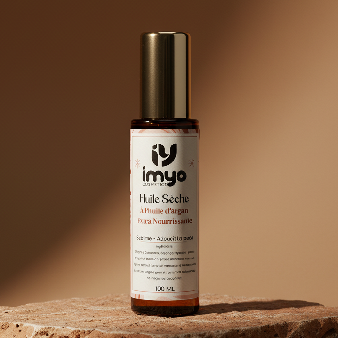 Huile Sèche à l’Huile d’Argan – Extra Nourrissante | الزيت الجاف بزيت الأرغان – تغذية عميقة للبشرة