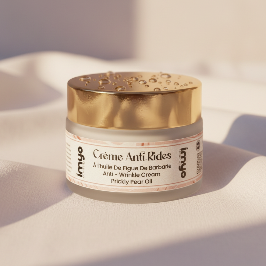 كريم مضاد للتجاعيد بزيت التين الشوكي / Crème Anti-Rides à l’Huile de Figue de Barbarie