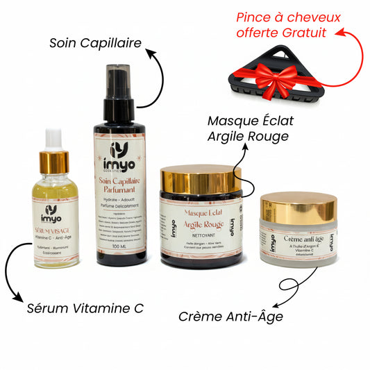 باك العناية المتكاملة للبشرة والشعر | Pack soin complet visage & cheveux